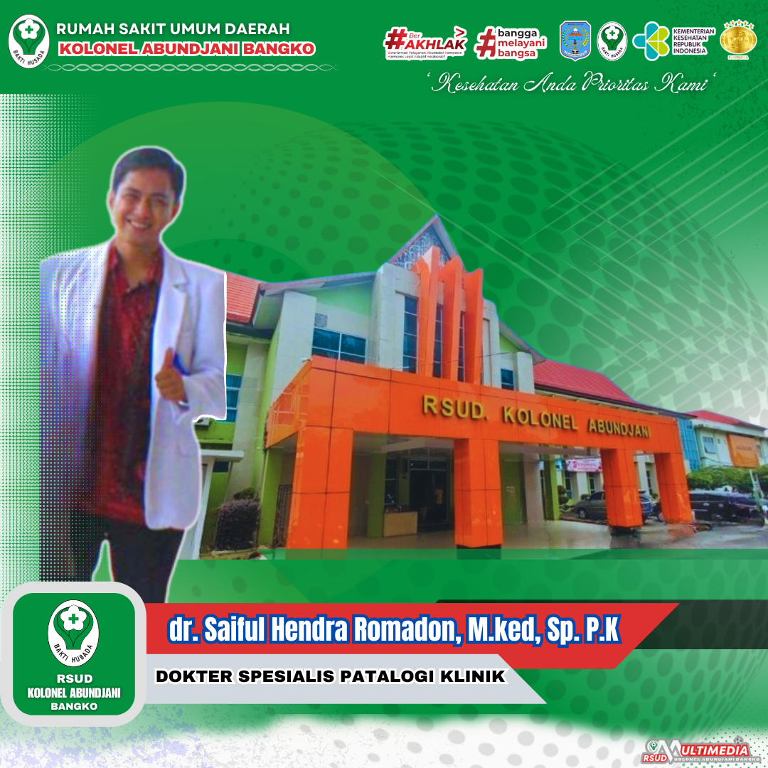 dr, Saiful Hendra Romadon, M.ked, Sp.P.K